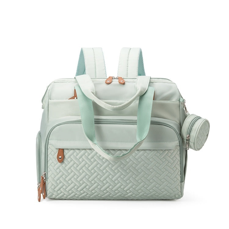Mother And Baby Go Out Lightweight Double-shoulder Backpack Large Capacity