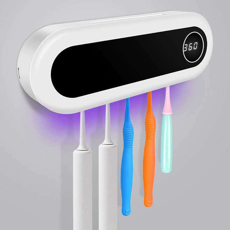 UV Punch-free Toothbrush Disinfection Shelf