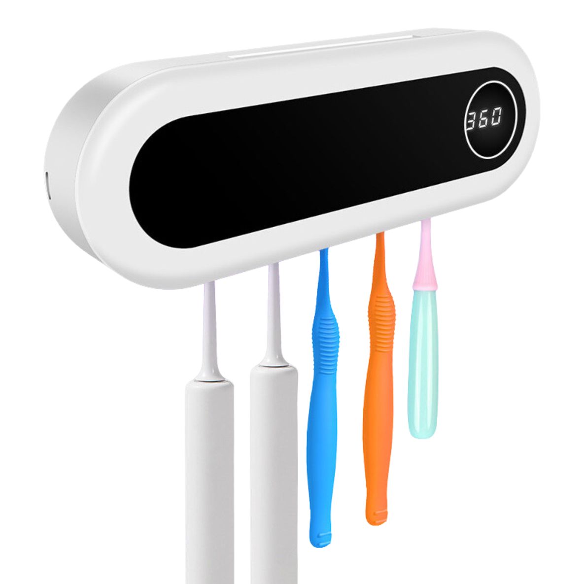 UV Punch-free Toothbrush Disinfection Shelf